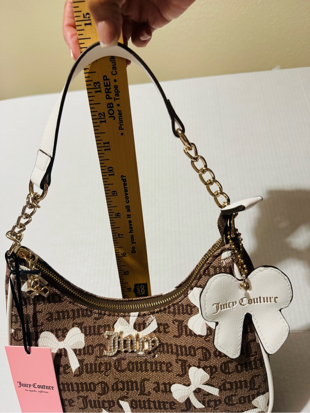 Juicy Couture simply sweet coho shoulder bag with white bows BNWT - Picture 5 of 9